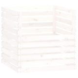 Vidaxl Compost bin 80x80x78 cm Pine solide blanc