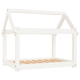 Lit de chien vidaxl 81x60x70 cm en pin massif blanc