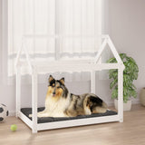 Vidaxl Dog Basket 101x70x90 cm Pine solide blanc