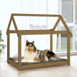 Vidaxl Dog Basket 101x70x90 cm Pine solide Honey Brown