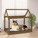 Vidaxl Dog Basket 101x70x90 cm Pine solide Honey Brown