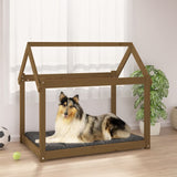 Vidaxl Dog Basket 101x70x90 cm Pine solide Honey Brown