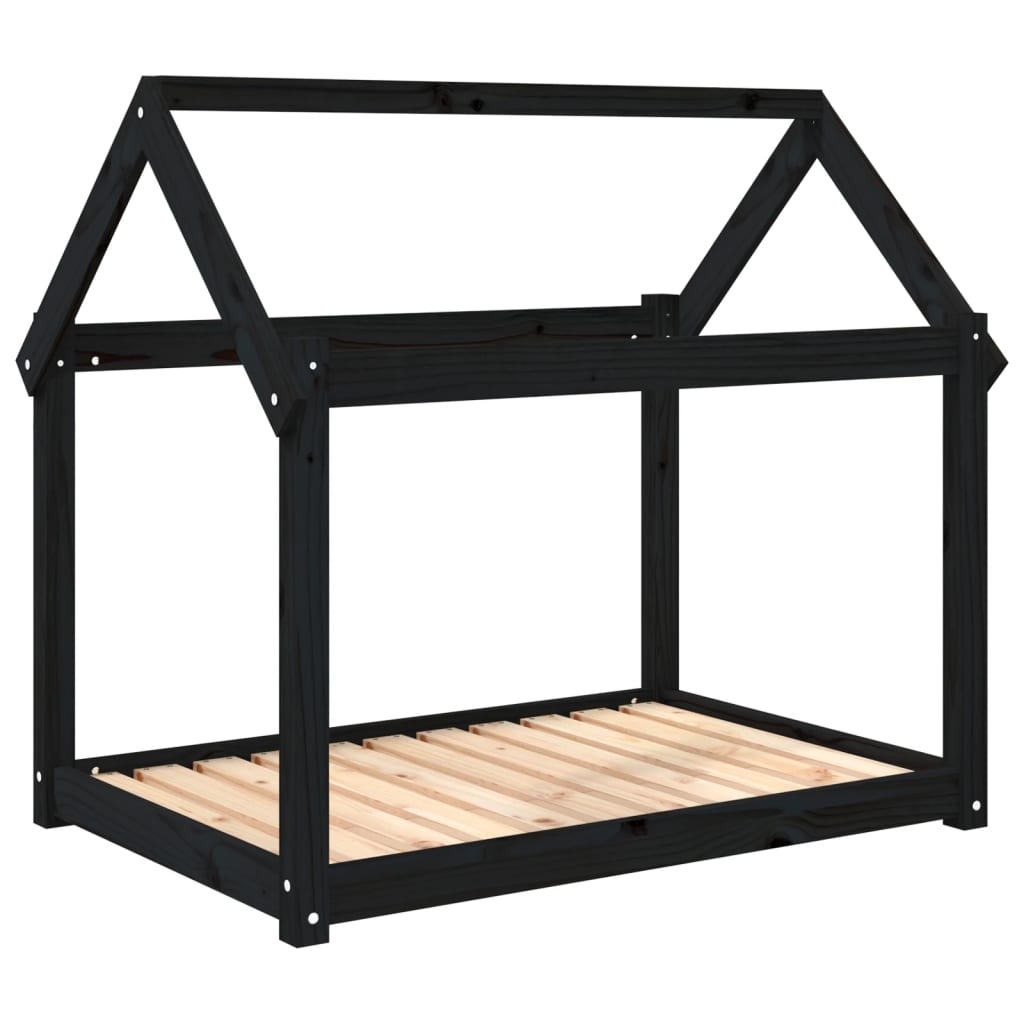 Vidaxl Dog Basket 101x70x90 cm Pine solide noir