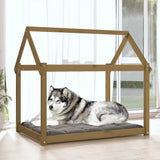Vidaxl Dog Basket 111x80x100 cm Pine solide Honey Brown