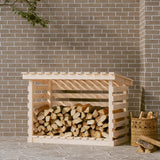 Vidaxl Fireplace Trek 108x73x79 cm Pine solide