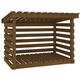 Vidaxl cheminée trek 108x73x79 cm en pin massif marron