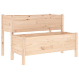 Boîte de planification Vidaxl 110x84x75 cm Pine solide