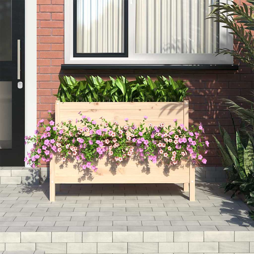 Boîte de planification Vidaxl 110x84x75 cm Pine solide