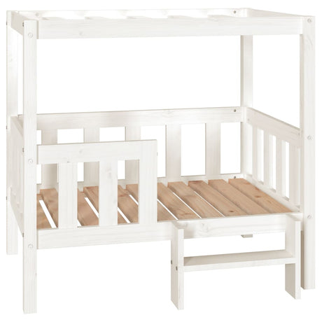 Vidaxl Dog Basket 95.5x73.5x90 cm Pine solide blanc