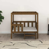 Vidaxl Dog Basket 95.5x73.5x90 cm Pine Solide Brown