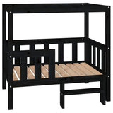 Vidaxl Dog Basket 95.5x73.5x90 cm Pine solide noir