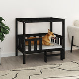 Vidaxl Dog Basket 95.5x73.5x90 cm Pine solide noir