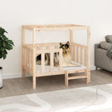Vidaxl Dog Panier 105.5x83.5x100 cm Pine solide
