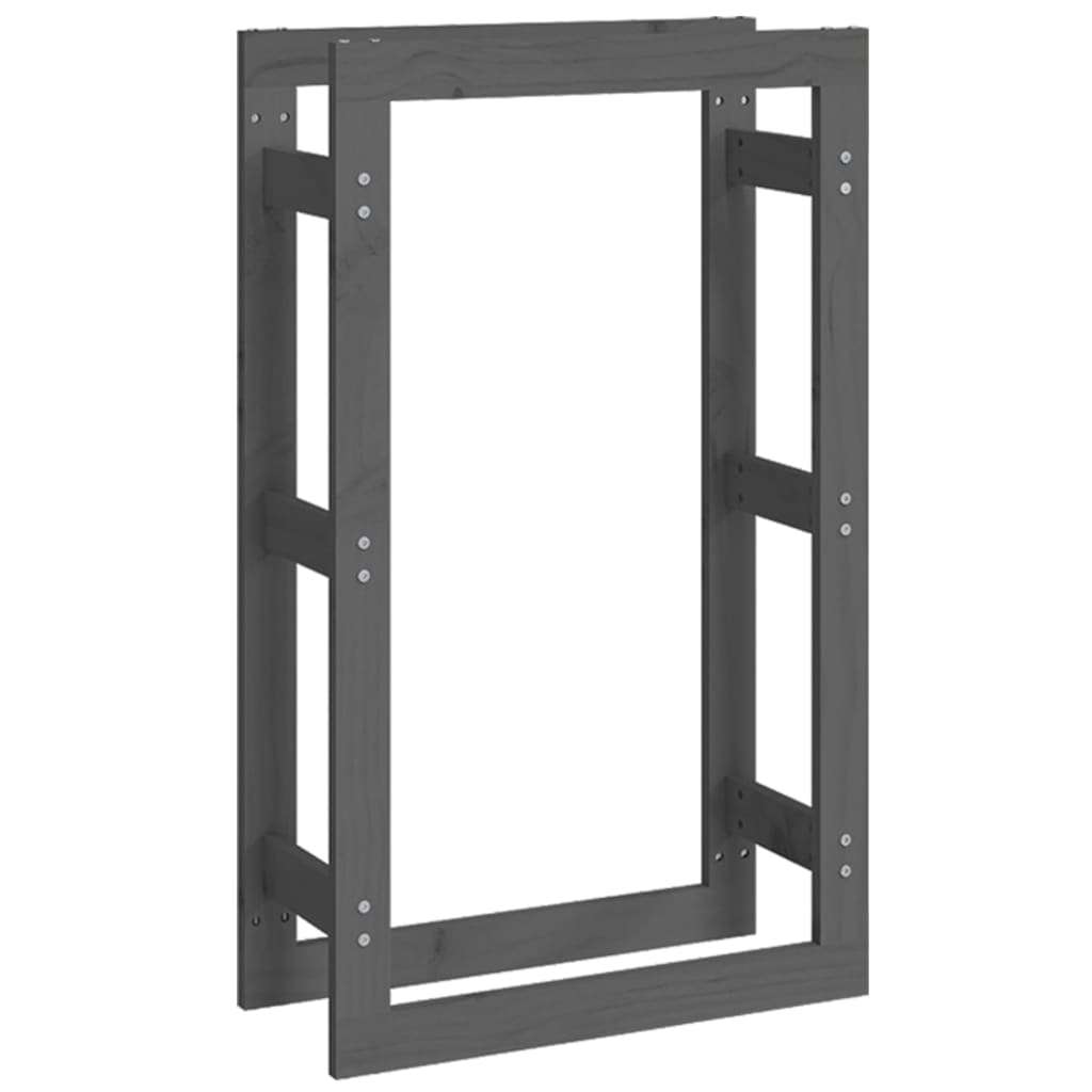 Cheminée vidaxl 60 x 25 x 100 cm de pin solide gris