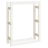 Violet de vidaxl 80x25x100 cm Pine solide blanc