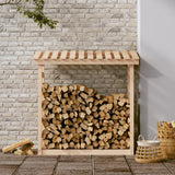 Vidaxl Fireplace Trek 108x64.5x110 cm de pino sólido