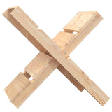 Porte-bloc de bois Vidaxl 47x39.5x48 cm Pine solide