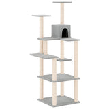 Vidaxl Cat Furniture avec Sisal Scratch Posts 153 cm Gris clair