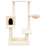 Vidaxl Cat Furniture avec Sisal Scratch Posts 94,5 cm Crème -Colored