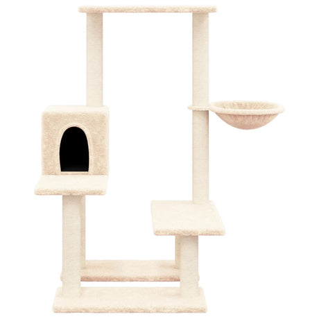 Vidaxl Cat Furniture avec Sisal Scratch Posts 94,5 cm Crème -Colored