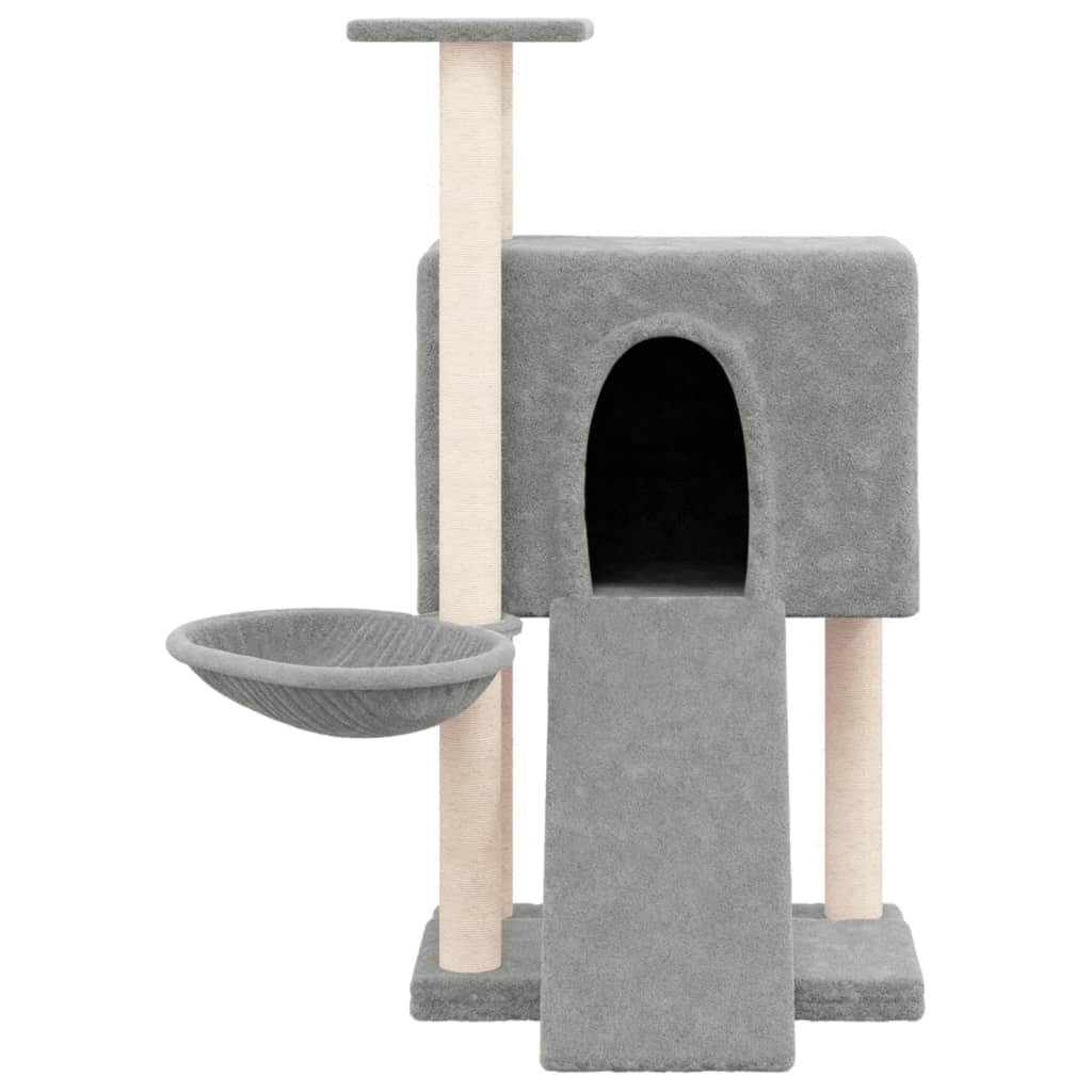 Vidaxl Cat Furniture con graffi di sisal 96 cm grigio chiaro