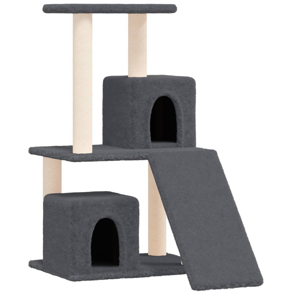 Vidaxl Cat Furniture avec Sisal Scratch Posts 82 cm Gris foncé