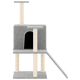 Vidaxl Cat Furniture avec Sisal Scratch Posts 109 cm Gris clair