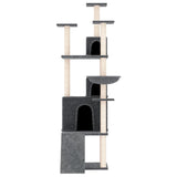 Vidaxl Cat Furniture avec Sisal Scratch Posts 175 cm Gris foncé