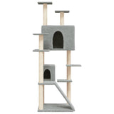 Vidaxl Cat Furniture avec Sisal Scratch Posts 153 cm Gris clair