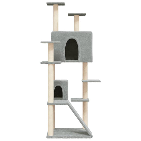Vidaxl Cat Furniture avec Sisal Scratch Posts 153 cm Gris clair