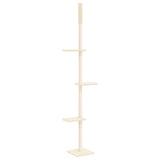 Vidaxl meuble pour chat du sol au plafond 267,5-297,5 cm couleur crème