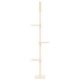 Vidaxl meuble pour chat du sol au plafond 267,5-297,5 cm couleur crème