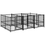 Vidaxl dog kennel for outside 5.63 m² steel