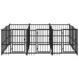 Vidaxl dog kennel for outside 5.63 m² steel