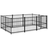 Vidaxl dog kennel for outside 5.63 m² steel