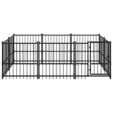 Vidaxl dog kennel for outside 5.63 m² steel