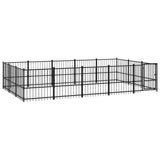 Vidaxl Hond Kennel fir baussenzeg 14.11 m² Stol