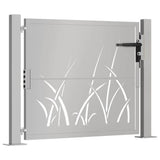 Vidaxl Poort Grass Design 105x105 cm Cortenstaal