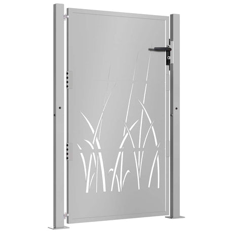 Vidaxxl portail gazon design 100x150 cm acier corten