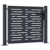 Port vidaxl 105x105 cm avec anthracite en acier carré -colore