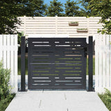 Port vidaxl 105x105 cm avec anthracite en acier carré -colore