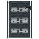 Port vidaxl 105x155 cm avec anthracite en acier carré -colore
