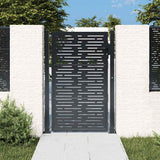 Port vidaxl 105x155 cm avec anthracite en acier carré -colore