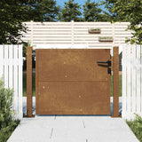 Portail Vidaxxl 105x80 cm acier corten