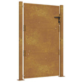 Port Vidaxl 105x130 cm Corten Steel