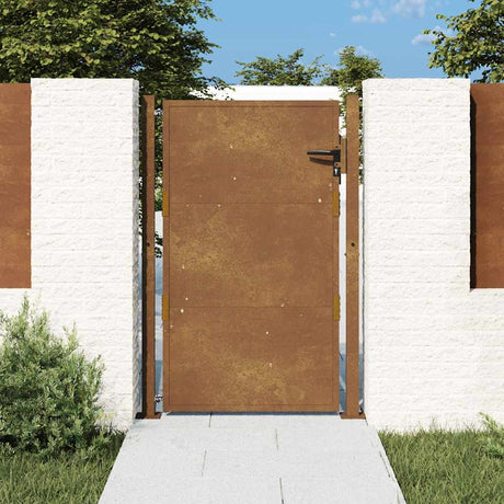 Port Vidaxl 105x130 cm Corten Steel