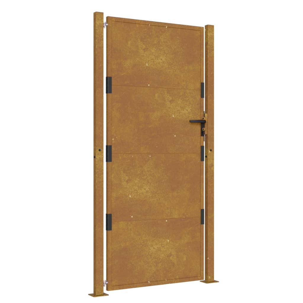 Portail Vidaxxl 105x180 cm acier corten