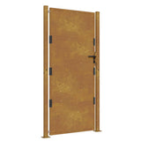 Portail Vidaxxl 105x180 cm acier corten
