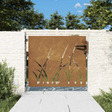 Vidaxl Port 85x75 cm Design d'herbe Cortenstaal