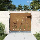 Vidaxl Port 85x75 cm Design d'herbe Cortenstaal